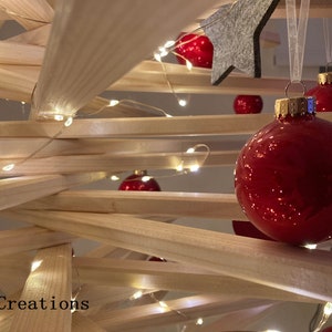 Wood Christmas Tree, Large Adjustable Wooden Modern 50 cm, 100 cm, 150 cm, 180 cm, 200cm image 9