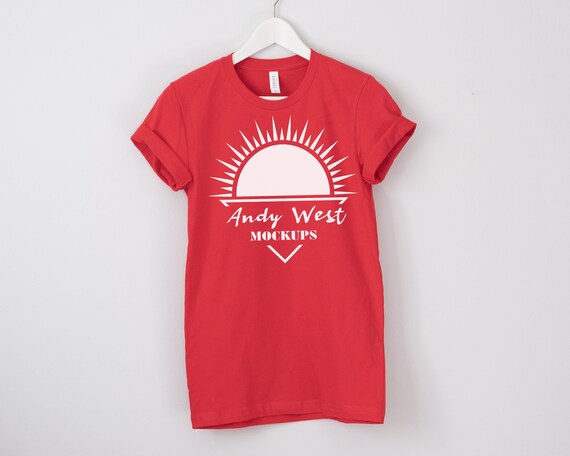 Download Bella Canvas 3001 T-shirt Mockup Shirt BC3001 tee mockups ...