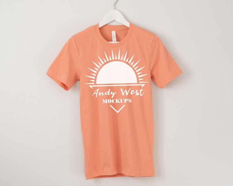 Download Bella Canvas 3001 T-shirt Mockup Shirt BC3001 tee mockups ...