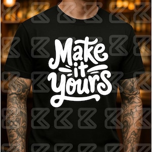 Men&#39;s Gildan Black T-Shirt Mockup || Male Model Gildan Black Mockup || Trendy Black Shirt Mockup