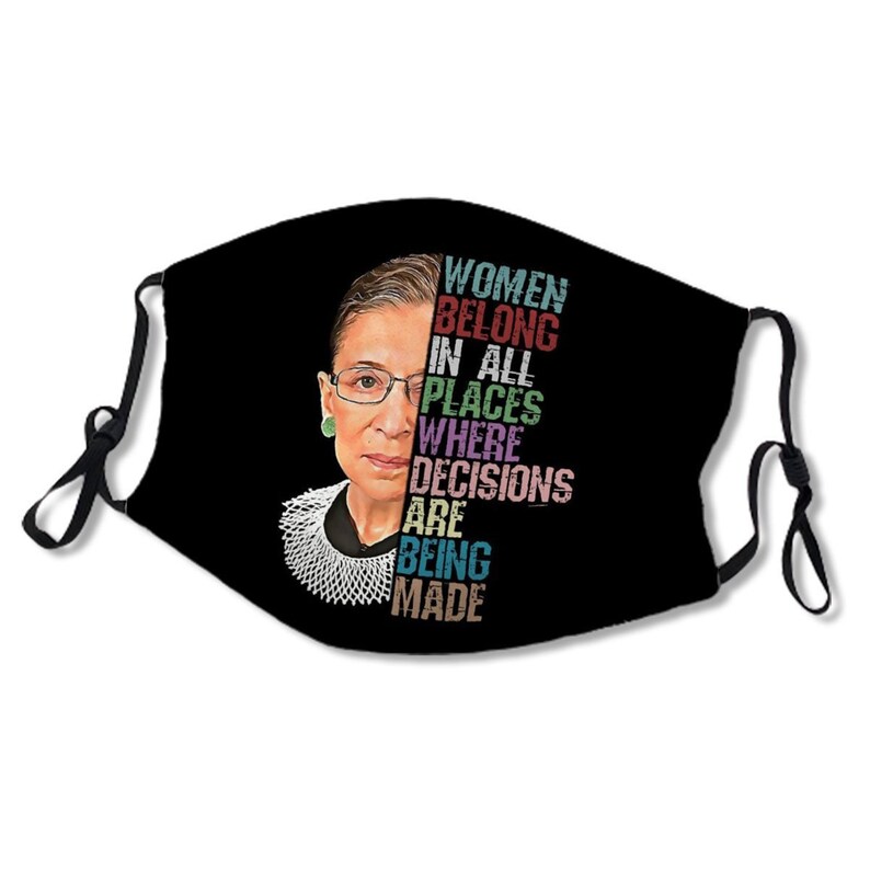 RBG Face Mask With Filter Pocket6 Various DesignsWashable Etsy