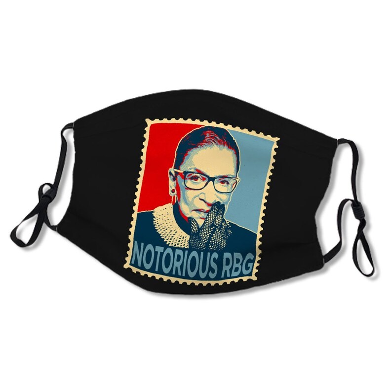 RBG Face Mask With Filter Pocket6 Various DesignsWashable Etsy
