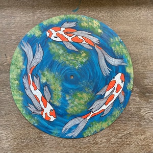 Koi Pond On Vinyl