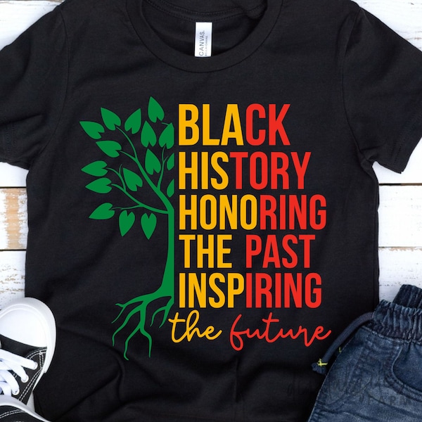 Mois de l’histoire des Noirs SVG, Histoire des Noirs honorant le passé inspirant le futur enseignant SVG, Cadeau afro-américain, Fichiers SVG pour Cricut