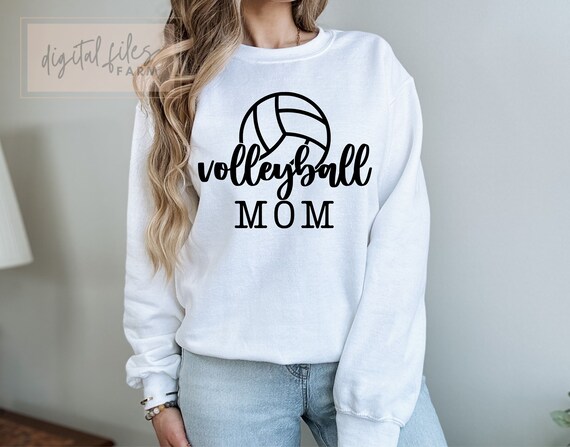 Volleyball Mom SVG, PNG, Sports Mom Design (Digital Download)