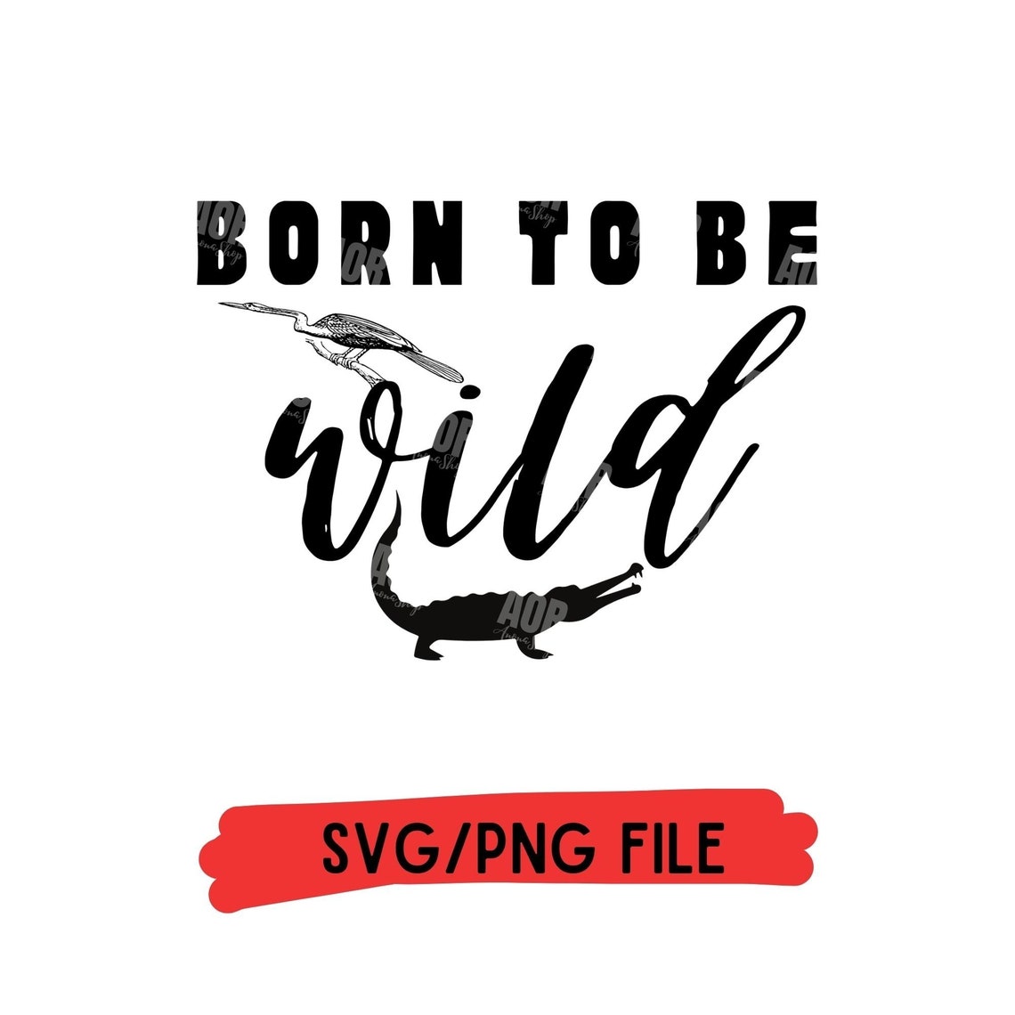 Born to Be Wild Svg Animal Kingdom Svg Animals Design Svg | Etsy