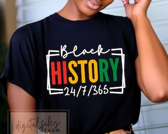 Black History SVG, Black History Month Svg, Period 365 Days, Juneteenth Svg, 365 Black History Svg, I am black history, Svg files for cricut