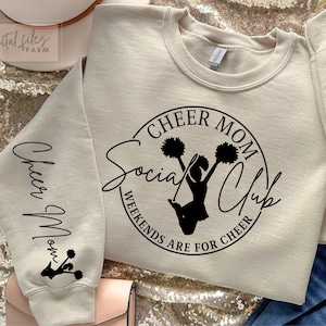 Cheer Mom SVG, Cheer Mom Social Club, Cheer SVG, Cheer Mom Shirt Svg, Cheerleader Svg, Game Day Vibes Svg, Mom Mode Svg, Team Spirit Svg