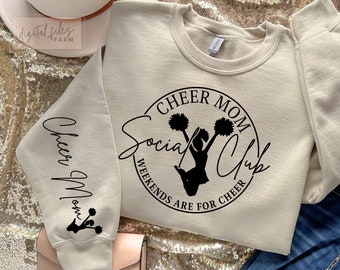 Cheer Mom SVG, Cheer Mom Social Club, Cheer SVG, Cheer Mom Shirt Svg, Cheerleader Svg, Game Day Vibes Svg, Mom Mode Svg, Team Spirit Svg