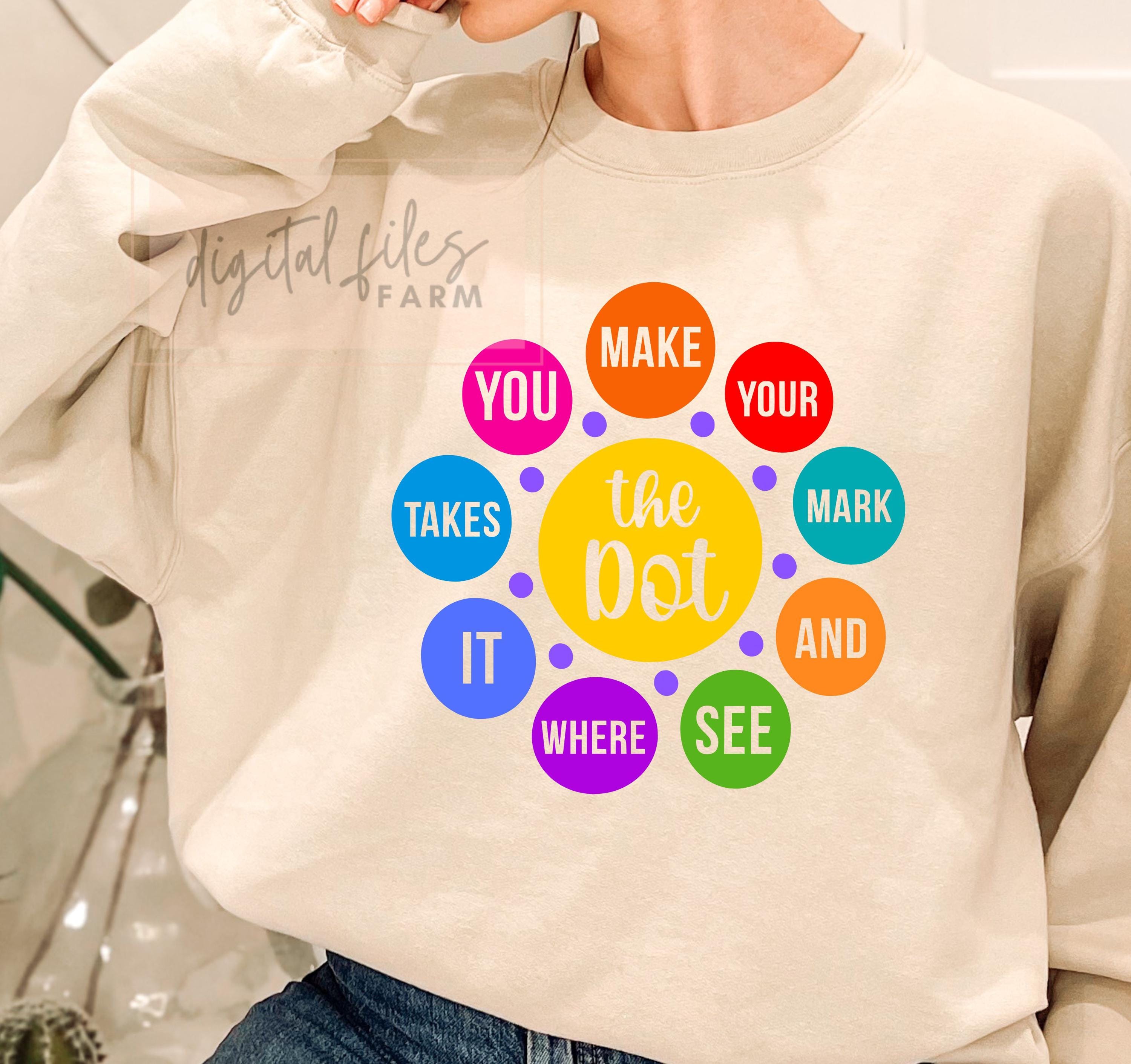 International Dot Day SVG: Make Your Mark Design (digital Download - Etsy