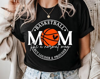 Basketball Mom SVG PNG, Basketball Svg, Varsity, Distressed, Basketball mama, Loud and Proud Basketball Mom, Basketball Season Svg Cut file