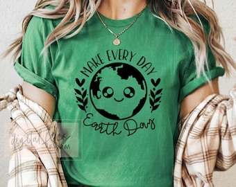 Earth Day SVG, Make Every Day Svg, Save the Earth svg, Environmental svg, Planet Earth Cut File, Protect the Earth SVG, Svg files for cricut