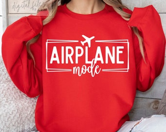 Airplane Mode SVG, Travel Svg, Airplane Svg file, Adventure Svg, Vacation svg, Vacay Mode SVG, Svg files for cricut, Funny Vacation SVG