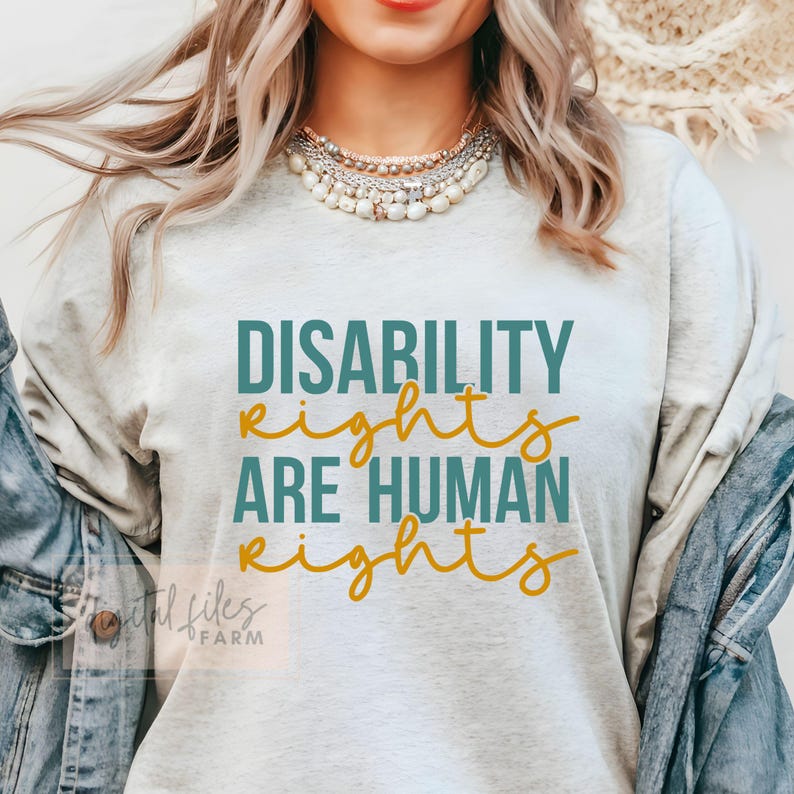 Disability Rights Are Human Rights Svg, Disability Awareness Svg ...