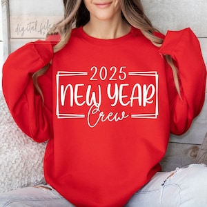 Happy New Year Svg, 2025 New Year Crew SVG, Funny New Year Crew Shirt Holiday, 2025 Svg, New years eve, Hello 2025 Svg, Cheers To 2025 Svg