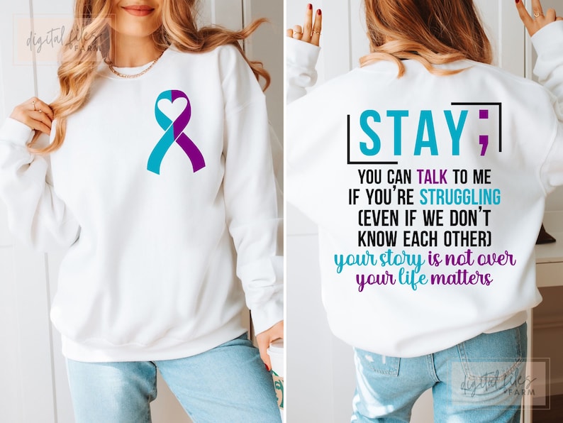 Suicide Prevention Awareness Svg Png, Stay National Suicide Prevention Svg, Awareness Svg, Suicide Prevention Week Shirt Svg Cricut Cut File