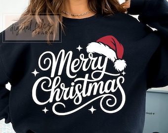 Merry Christmas Tree SVG PNG: Christian Shirt Design (Digital Download)