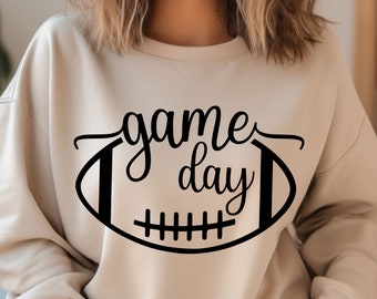 Football Svg, Game Day Svg, Football Game Day Svg, Football Mom Svg, Game Day Football Shirt Svg, Kids Boys Girls Game Day Football svg