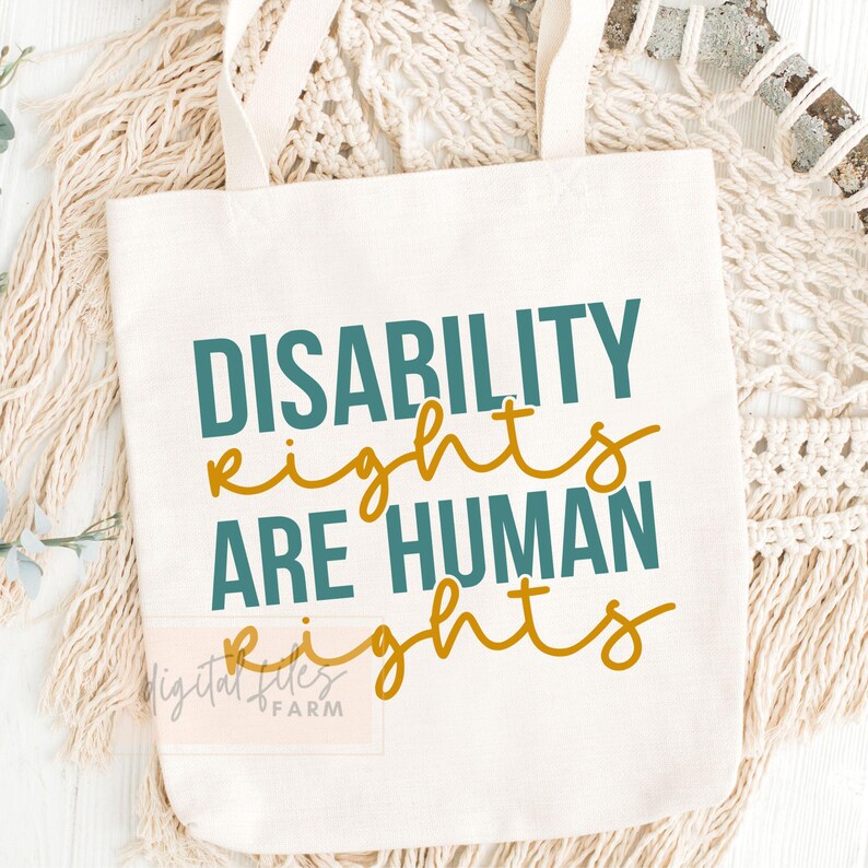 Disability Rights Are Human Rights Svg, Disability Awareness Svg ...