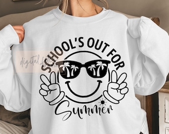 Schools Out For Summer SVG: Last Day of School Design (Digital Download)