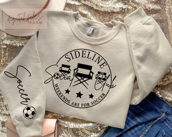 Soccer SVG, Soccer Season SVG, Sideline Social Club, Soccer Mom Svg, Sleeve Soccer Shirt Svg, Funny Soccer Svg, Perfect Soccer Enthusiasts