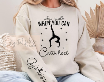 Gymnastics Cartwheel SVG: Gymnast Lover Design (Digital Download