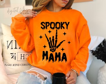 Spooky mama svg, Halloween shirt gift for mom, Spooky mom svg, Halloween mom svg, Mom life svg, Halloween svg files, Spooky svg cut files