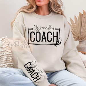 Gymnastik-Coach SVG, Gymnastik-Trainer-Shirt svg, Gymnastik-Svg, Turner-Ära SVG, Gymnastik-Mutter, Turnerliebhaber, Vault-Stäbe-Träger-Boden-Svg