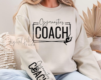 Entrenador de gimnasia SVG: Diseño de la era de la gimnasta (Descarga digital)
