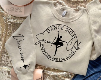 Dance Mom SVG, Dance Mom Social Club, Dance SVG, Dance Mom Shirt Svg, Dance Recital, Dance Mama, Dance Lover Svg digital files for cricut