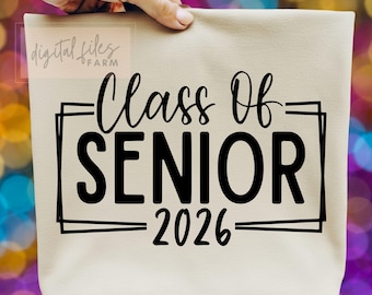 Graduación SVG, Clase de 2026 Senior SVG, Senior 2026 SVG, Clase de 2026 SVG, Camiseta de escuela secundaria SVG, Diseño de camiseta de graduación SVG