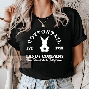Easter Svg, Cottontail Candy Company Svg, Bunny Svg, Funny Easter Svg, Farmhouse Sign Svg, Easter Shirt Svg, Spring Sign Svg Cut File Cricut