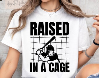 Baseball SVG, Baseball Mom SVG, Raheed In A Cage dafür, Baseball Training Batter Catcher Nicky, lustiges Baseball Mom Shirt, geschnittene Datei