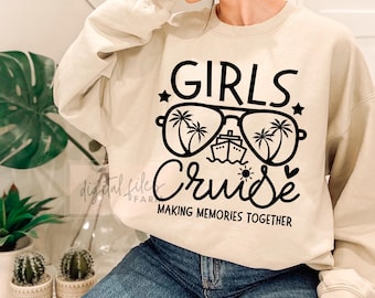 Girls Cruise SVG: Family Vacation PNG, Beaches (Digital Download)