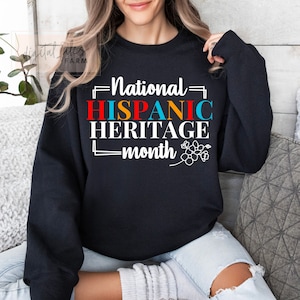 National Hispanic Heritage Month Svg, Hispanic Heritage Month Svg, PNG, Hispanic Heritage Month File, Hispanic Heritage, Shirt svg design