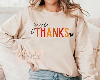 Christian Fall SVG, PNG, Give Thanks SVG, Faith Sublimation, Thanksgiving Svg, Jesus Shirt Design Religious Bible Verse Scripture, Fall Svg