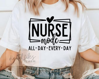Nurse Mode SVG: Funny Stethoscope Design (Digital Download)