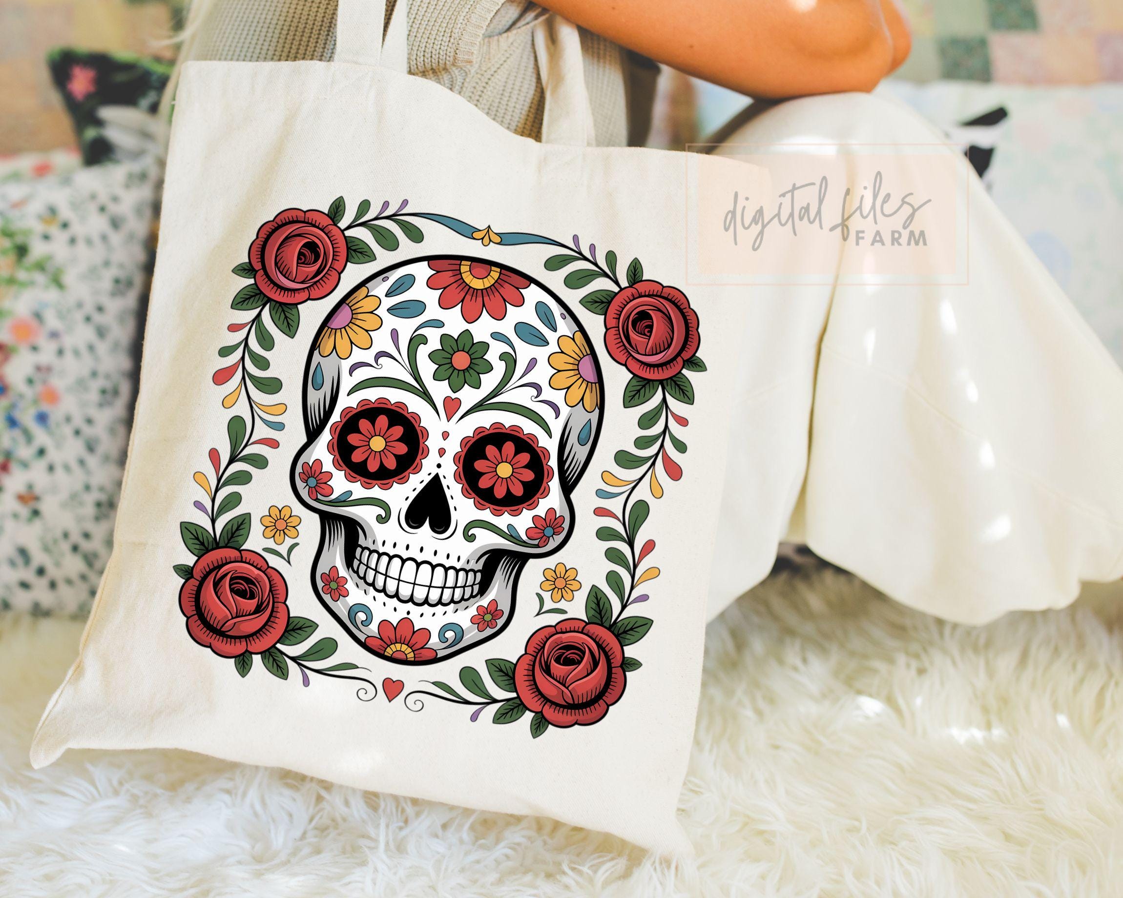 ILOVEFANCYDRESS ® DAY OF THE DEAD SUGAR SKULL SKELETON COSTUME HALLOWEEN-KOSTÜM FÜR HERREN L DELUXE SCHWARZ SOMBRERO CAPE FILZ, WEISS MIT SATIN-SCHLEIFE