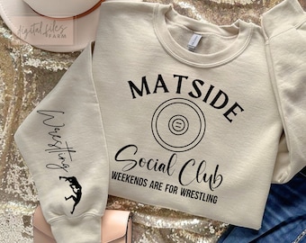 Wrestling SVG, Matside Social Club Svg, Wrestling Mom Svg, Wrestling shirt svg, Wrestling Season, Love Wrestling Svg, Sports Mom Shirt Svg