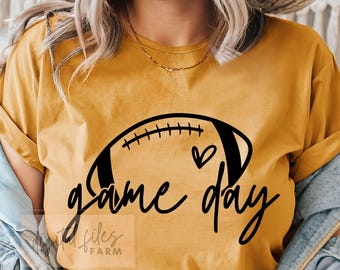 Football Mom Svg, Game Day Svg, Football Game Day Svg, Game Day Football Shirt Svg Design, Kids Boys Girls Game Day Football Season Svg File