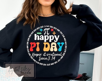 Feliz Día de Pi SVG, Regalo para Profesor de Matemáticas, Diseño 3.14 PNG (Descarga Digital)