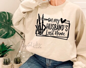 Husband's Last Nerve SVG: Wife Life Shirt PNG Design (Digital Download)
