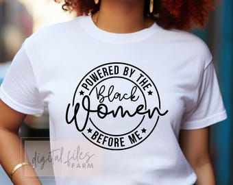 Black Women SVG: Women's History Month, Black Girl Magic (Cut Files)