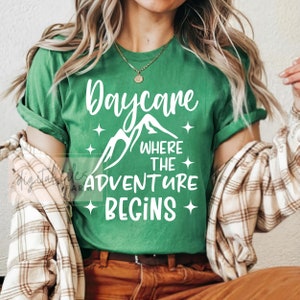 Daycare where the Adventure Begins Svg, Daycare Svg, First Day of School Svg, Back to School, Daycare Svg Designs, School Shirt Svg Cut File