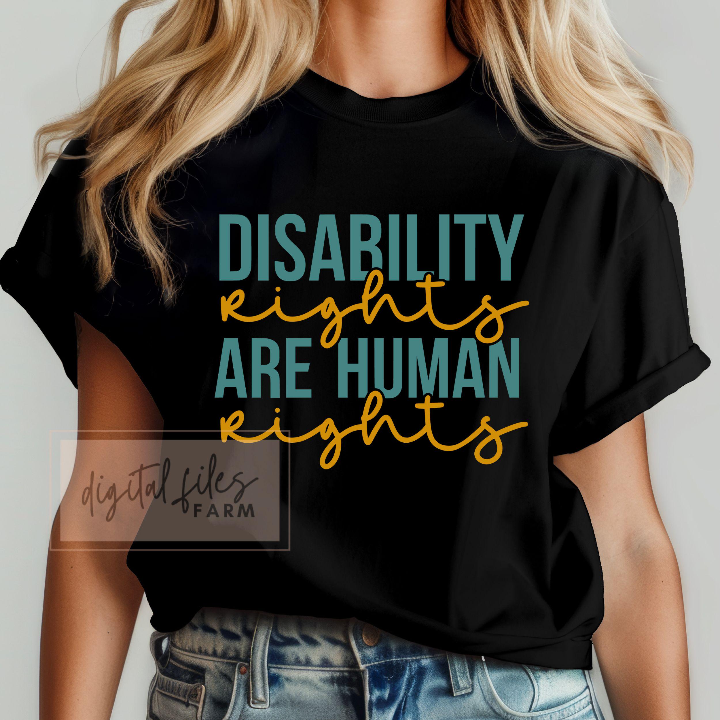 Disability Rights Are Human Rights Svg, Disability Awareness Svg ...