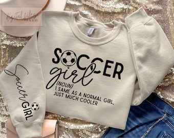 Soccer Girl SVG: Trendy Gift for Soccer Lovers (Digital Download)