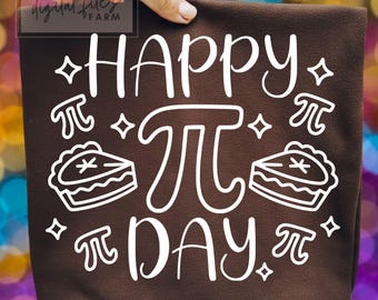 Happy Pi Day SVG, Math Teacher Gift, Geeky 3.14 Design (Digital Download)