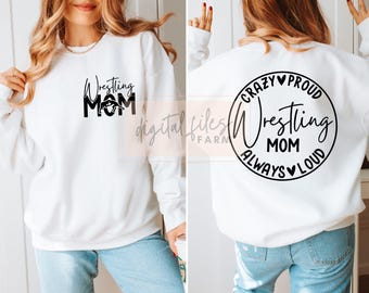 Mamá luchadora SVG: Diseño "Loud & Proud" (Descarga digital)