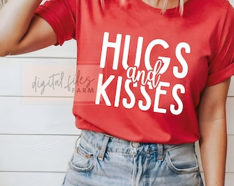 Knuffels Valentine Svg, Valentine XOXO knuffels, Happy Valentines Day Svg, Love Funny Shirt Design, Svg-bestanden voor Cricut