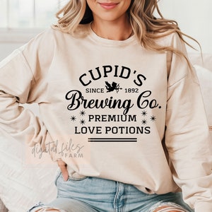 Cupid&#39;s Brewing Co Svg, Cupid&#39;s Brewing Co Svg, Valentine Svg, Valentine&#39;s Day Shirt Svg, Valentine Design, Valentine Cut File For Cricut